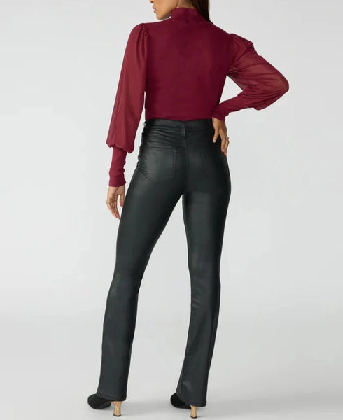 Sanctuary The East Mod High Rise Elastic Waist Cropped Flare