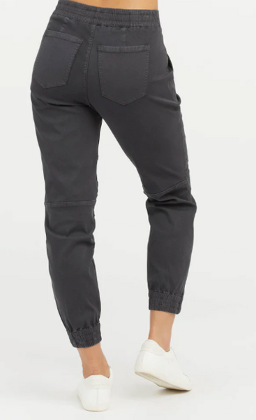 Spanx, Stretch Twill Cargo Jogger Pants Parchment