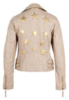 Mauritius Christi RF Star Detail Leather Jacket