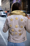 Mauritius Christi RF Star Detail Leather Jacket