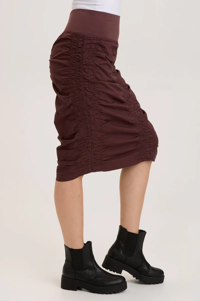 XCVI/Wearables High Waist Midi Trace Skirt