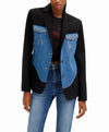 desigual Hybrid Trucker Blazer