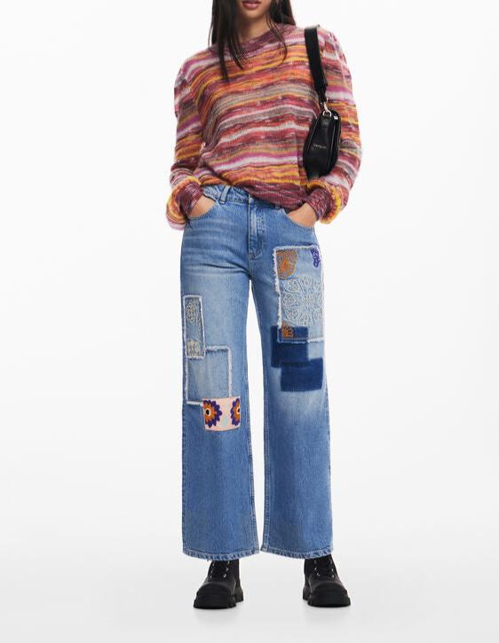 desigual Striped Sweater