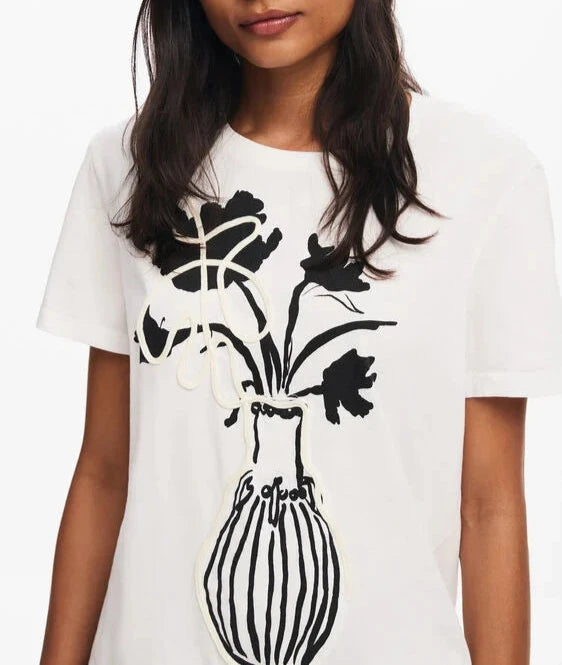 desigual Plain Vase T-Shirt