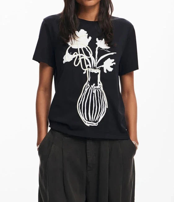 desigual Plain Vase T-Shirt