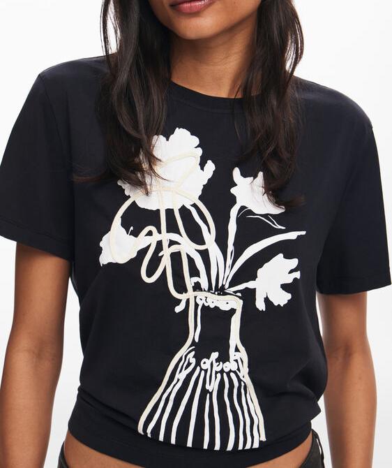 desigual Plain Vase T-Shirt