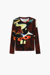 desigual L/S Arty Tee Shirt