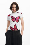 desigual Butterfly T-Shirt