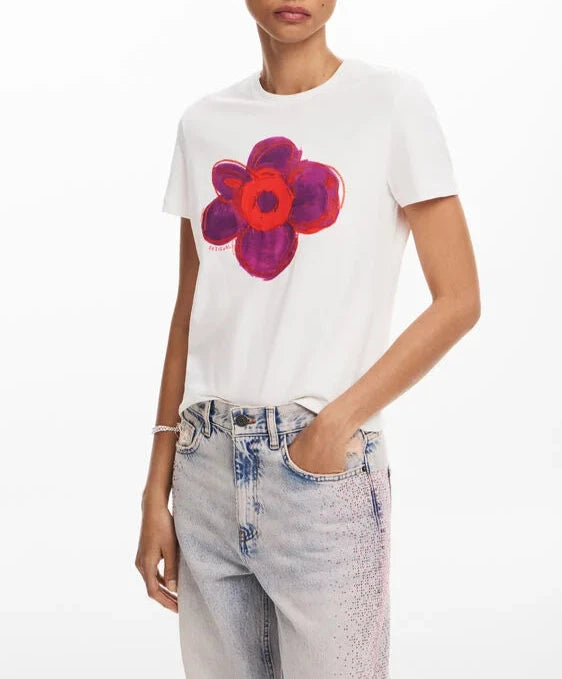 desigual Flower T-Shirt