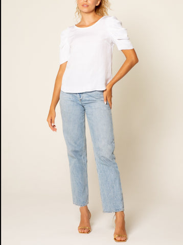 Bella Dahl Elastic Shirred Top