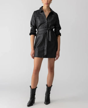 Sanctuary Coated Denim Dress