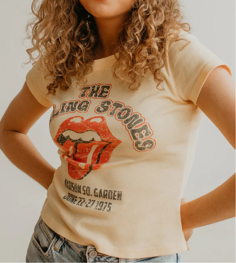 People of Leisure Rolling Stones 1975 Baby Tee