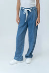 Six Fifty Drawstring Denim Jogger