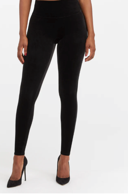 SPANX Plus Size Velvet Leggings Black 1X 28 : Buy Online at Best Price in  KSA - Souq is now : Fashion